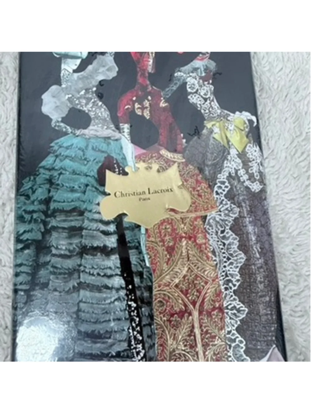 Christian Lacroix Les Madones Notecards Sealed Box 6 Diecut Cards Foil Envelopes